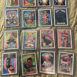 Vintage garbage pail kids card lot 1987