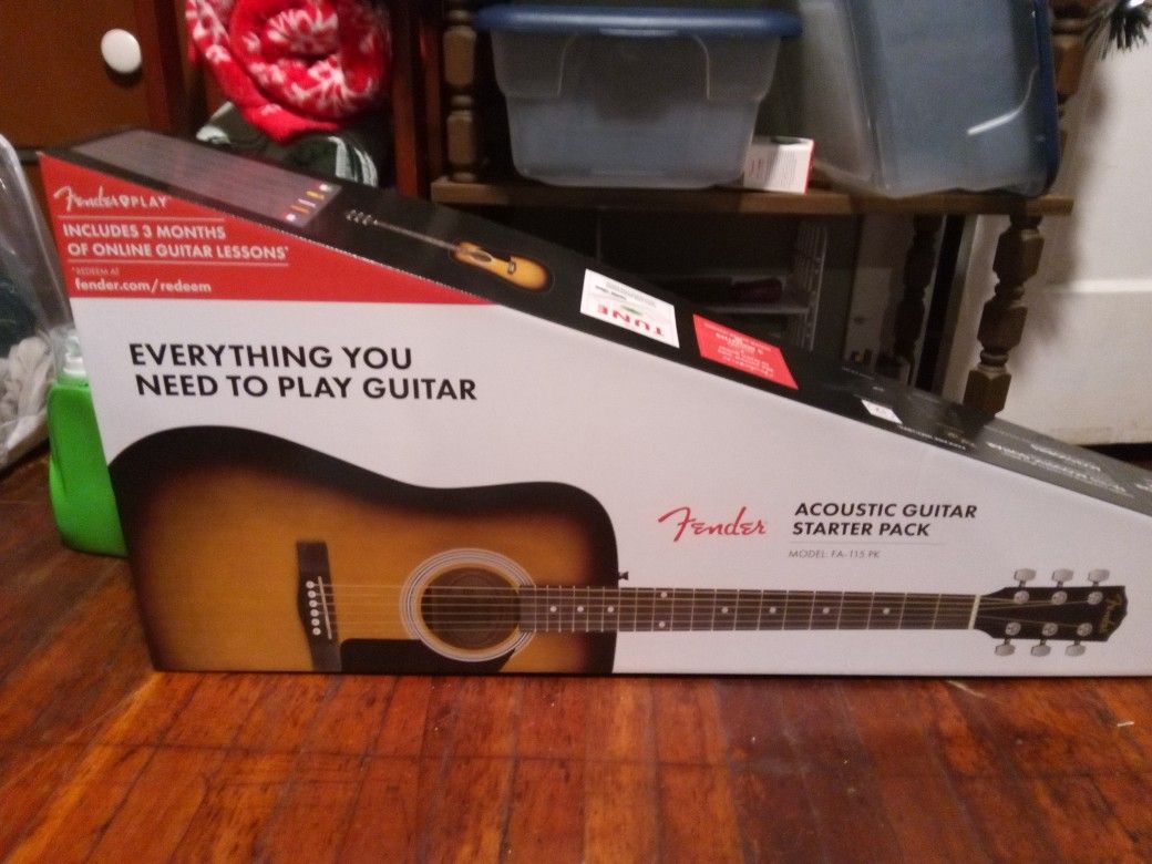 Fender Acoustic Guitar Brand New 