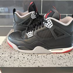 PRE OWNED JORDAN 4 BRED AUTHENTIC OG ALL NIKE SIZE 9