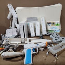 Wii System with Accessories ~ Balance Board ~ Gun ~ Fishing Rod for Sale in  Queens, NY - OfferUp