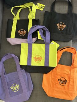 Trader Joe’s Mini Halloween Canvas Tote Bags