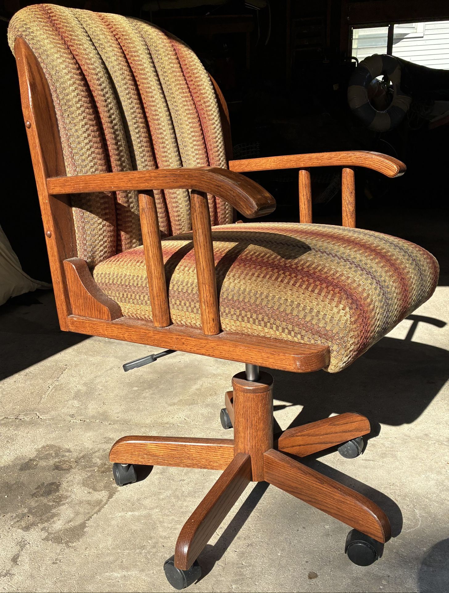 Delray Oak Desk Chair