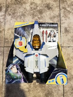 Imaginext Spaceship Disney and Pixar Lightyear Lights & Sounds XL-15 with Buzz