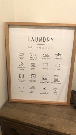 Threshold laundry frame