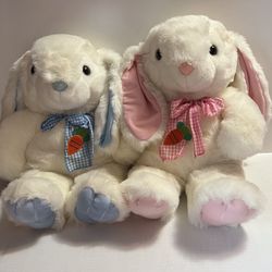 Bunny plushies for easter