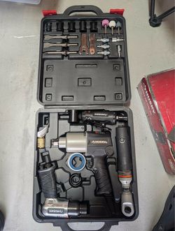 Husky 4-Piece Air Tool Kit w/ Accessories (27-Piece Set) – New