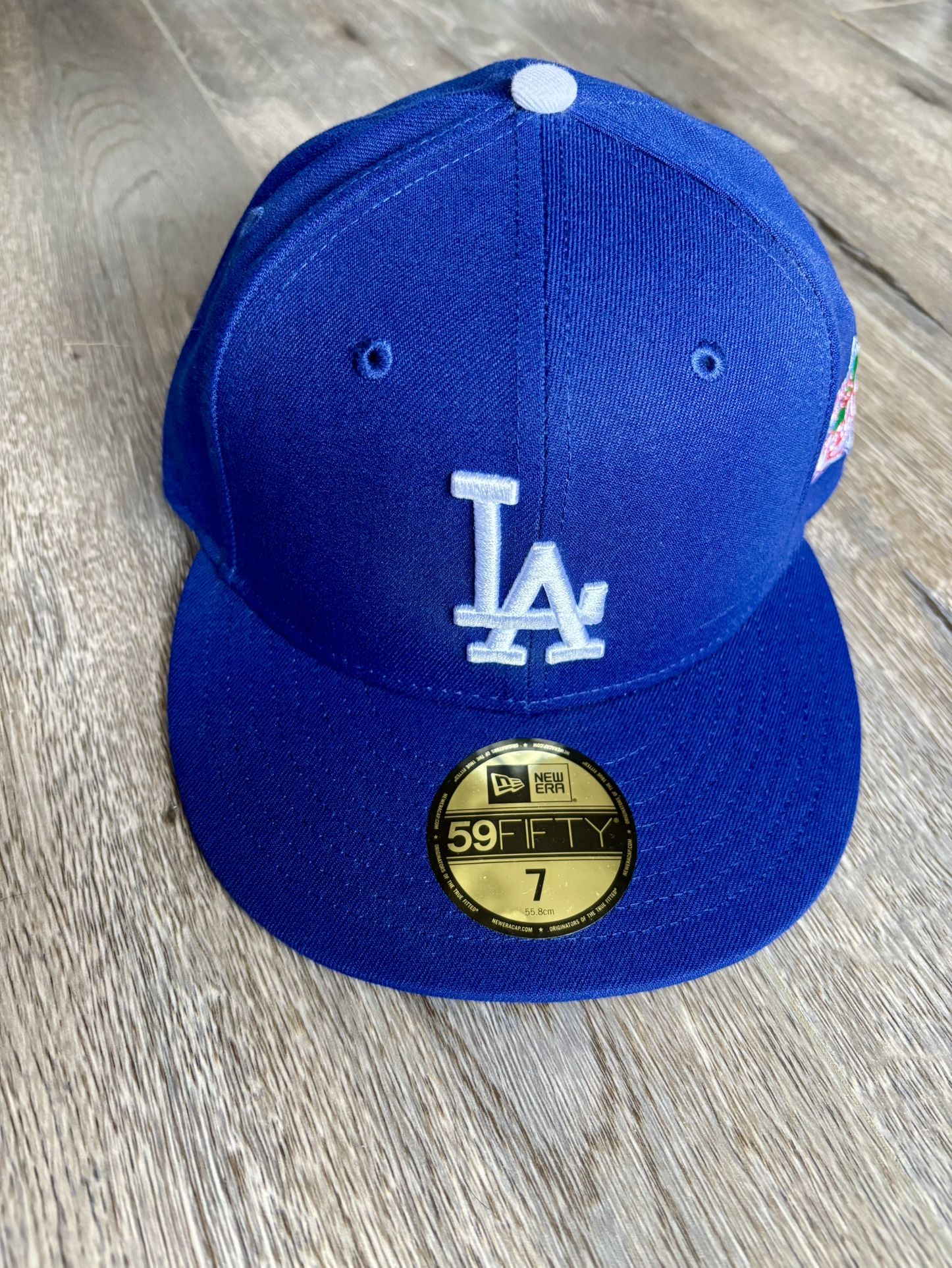 Los Angeles Dodgers New Era Fitted Cap Hat Size 7