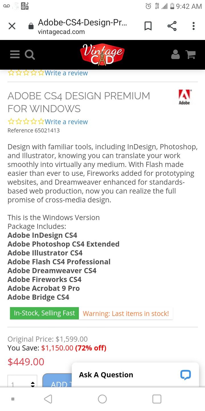 Adobe Creative Design premium suite 4