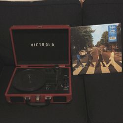 Victrola Portable Vinyl Player W/ Record