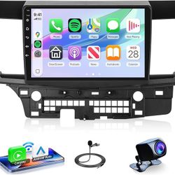 4Core 4G+64G Android 13 Car Radio Stereo for Mitsubishi Lancer 2008 2009 2010 2011-2017