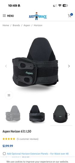 Lumbar brace