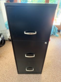 Black Filing Cabinet