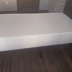 Twin Size Mattress And Baseboard