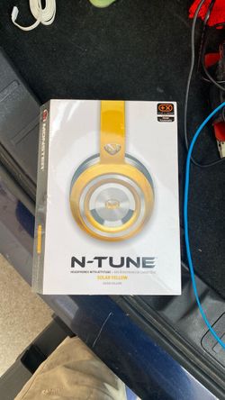 Monster N-TUNE Noise Isolating On-Ear Headphones w ControlTalk - Solar Yellow