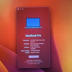 2017 MacBook Pro 13” – 256GB – Great Condition