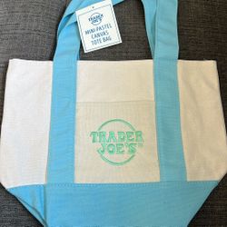 MINI PASTEL CANVAS TOTE BANG