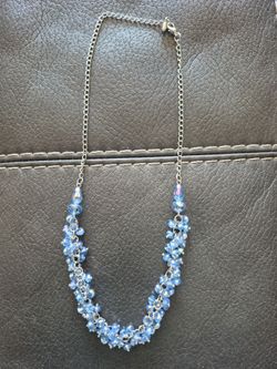 Beautiful Blue Beaded Necklace
