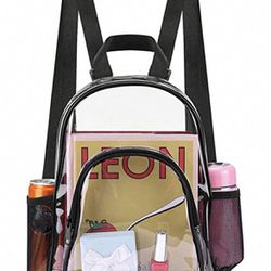 Clear Backpack Stadium Approved, Clear Backpack , Clear Mini Backpack For Concert Sport Events Work Travel School