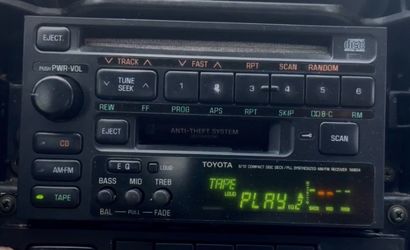Toyota premium sound radio