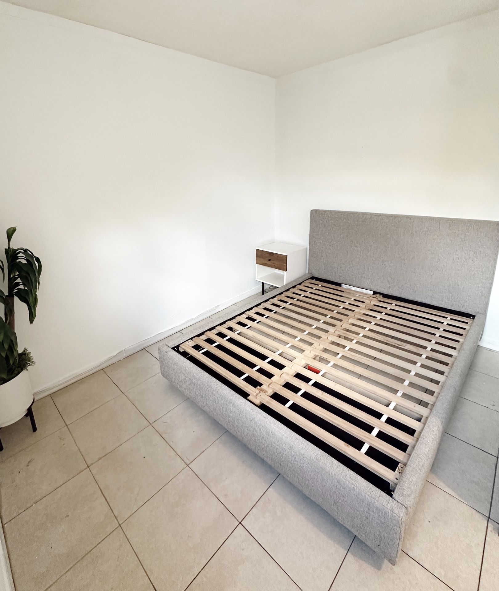 West Elm Queen Bed Frame $300