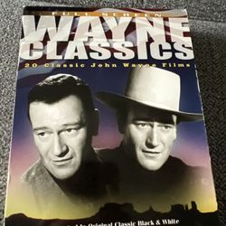 20 John Wayne Classics: 4-disc DVD Set Released In 2005 W/ Slip Cover