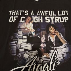 Awful Lot of Cough Syrup x Asaali Shirt NEW
