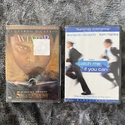NEW SEALED Leonardo DiCaprio 2-DVD Lot Aviator Catch Me