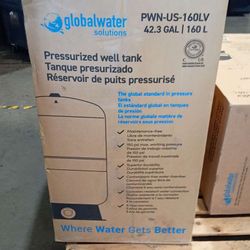 New Globalwater PressureWave 42.3 Gallon Vertical Pressurized Water Well Tank