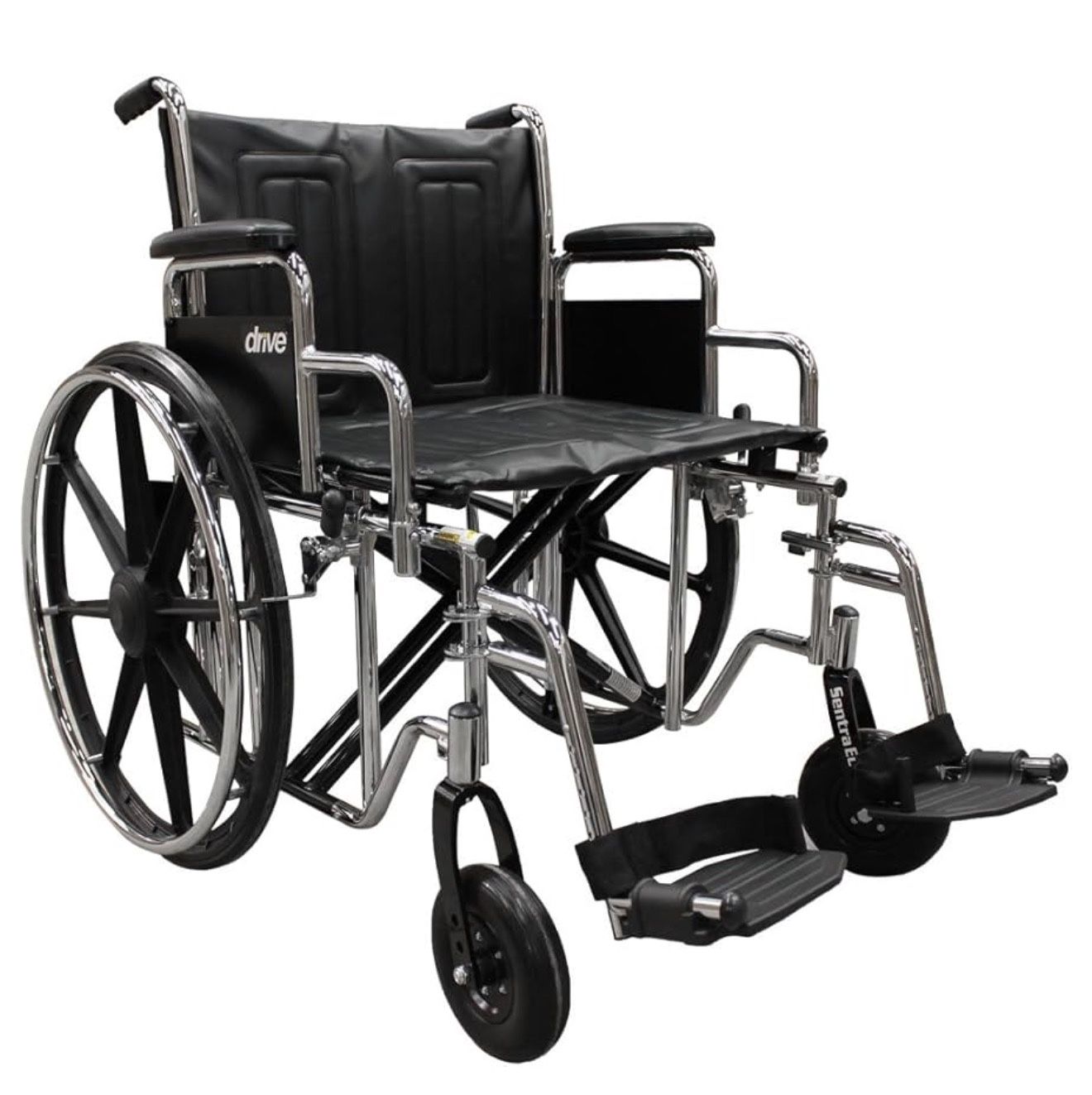 🦽 Drive Bariatric Wheelchair – 24” Extra-Wide Heavy-Duty Model