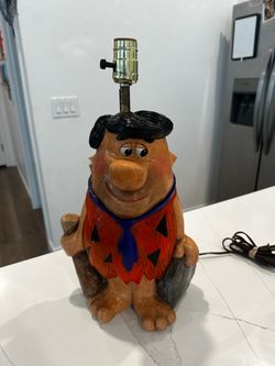Fred Flintstone Figural Table Lamp