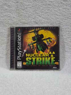 Playstation 1 Nuclear Strike Video Game CIB tested And working.