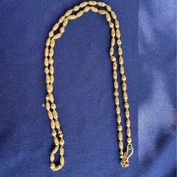 Tulsi mala 22k gold chain