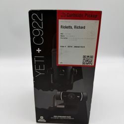 NEW Blue Yeti USB Microphone + Logitech C922 Pro HD Webcam – Pro Streamer Pack