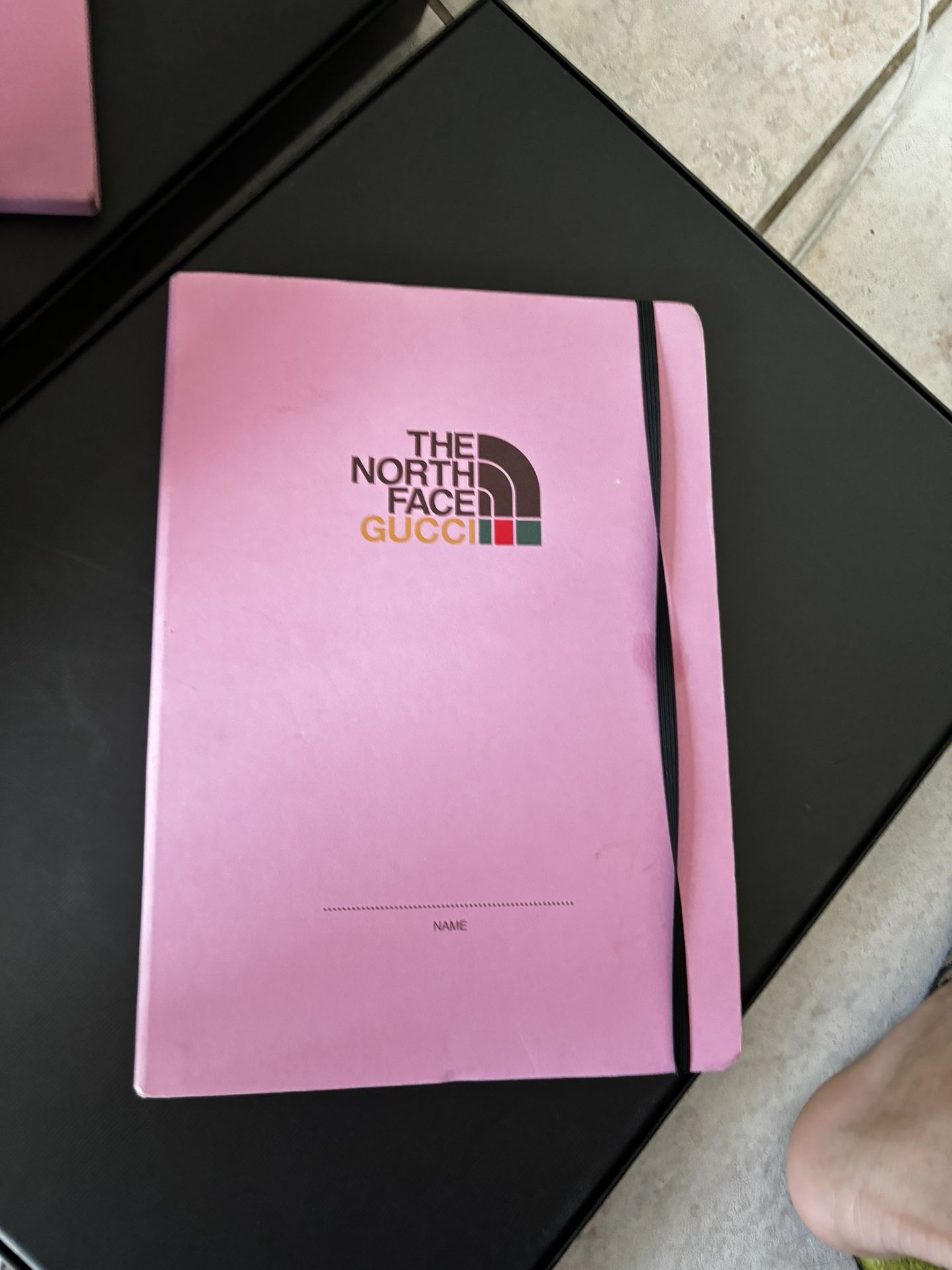 The North Face Gucci Pink coffee table catalog rare logo book accessory decor
