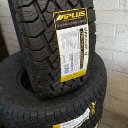 New set of tires aplus all Terrain 285 75 16 lt
