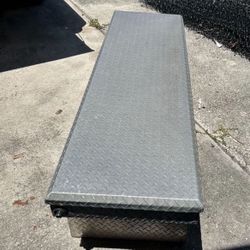 71.36 in. Diamond Plate Aluminum Full Size Crossbed Truck Tool Box