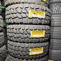 35x12.50R17LT Set Of 4 Groundspeed M/T New Tires