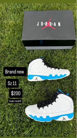 Retro 9 “ university blue “ sz 12
