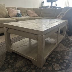 rustic coffee table