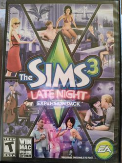 The Sims 3 Late Night Expansion Pack PC/MAC GAME