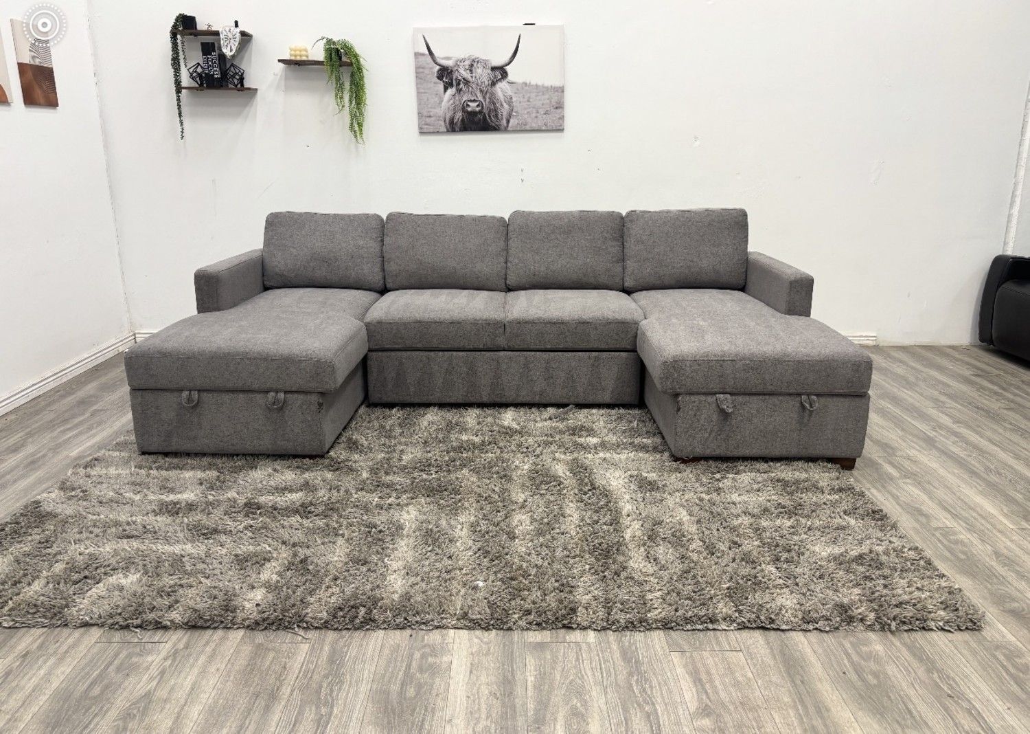 Large Sleeper Sectional Couch - Free Delivery