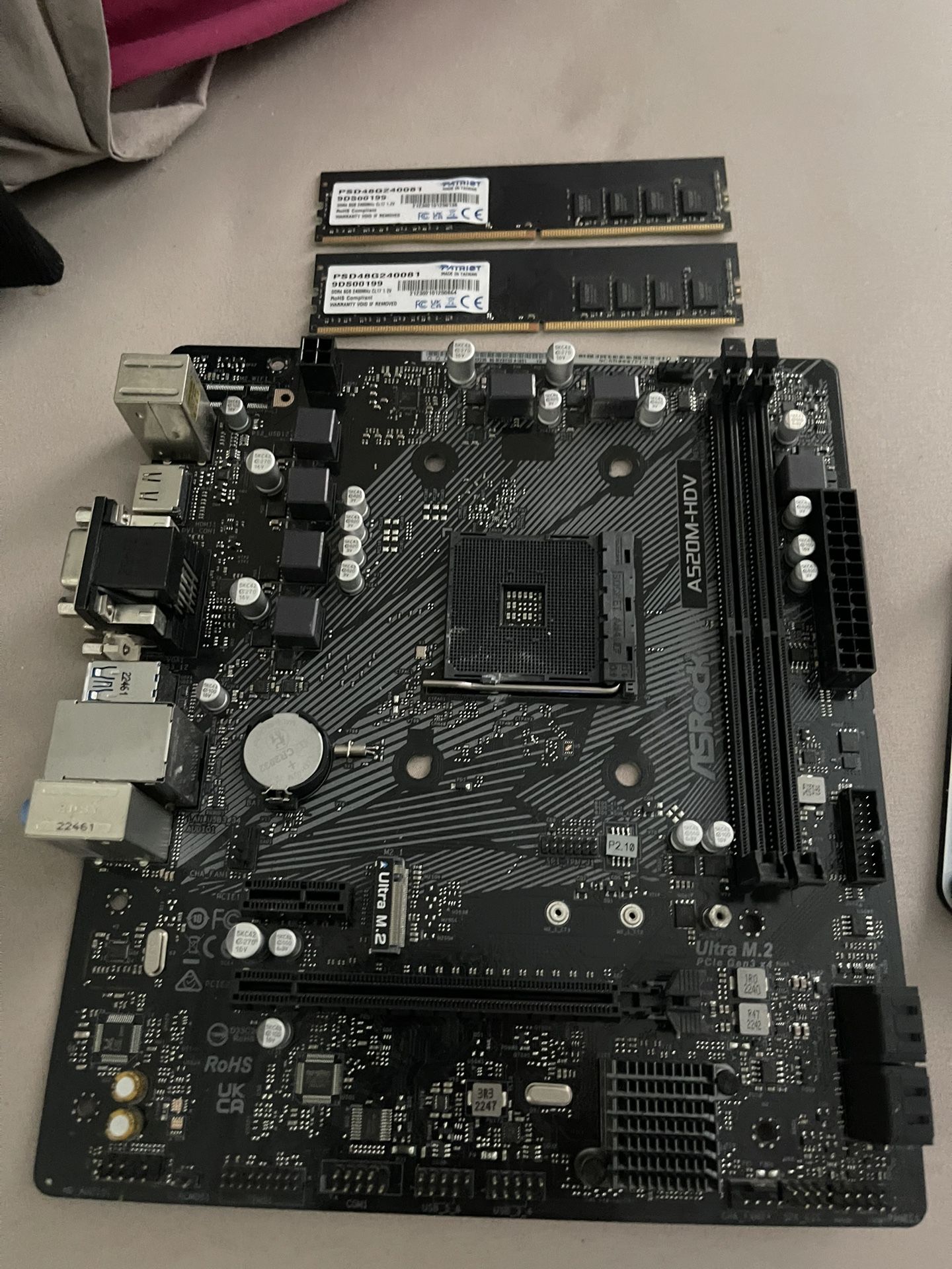ASROCK A520M-HDV