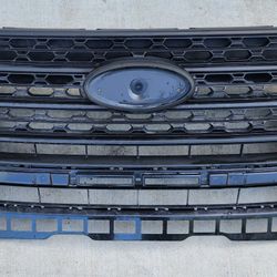 2020 2021 2022 2023 2024 FORD EXPLORER FRONT BUMPER GRILL GRILLE