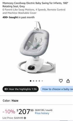 Baby swing