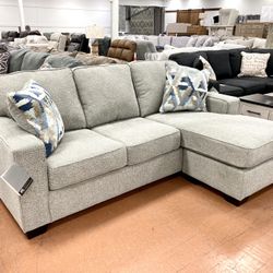 New 85” Chaise Sofa — REVERSIBLE 