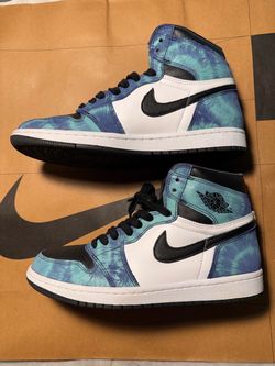 Nike Air Jordan 1 Retro High OG 'Tie-Dye' CD0461-100 US Women's Size 9.5 Used