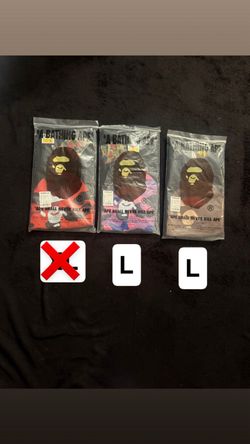 A Bathing Ape BAPE Camo T-Shirts Size L