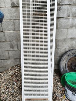 2 grills for a wall heater