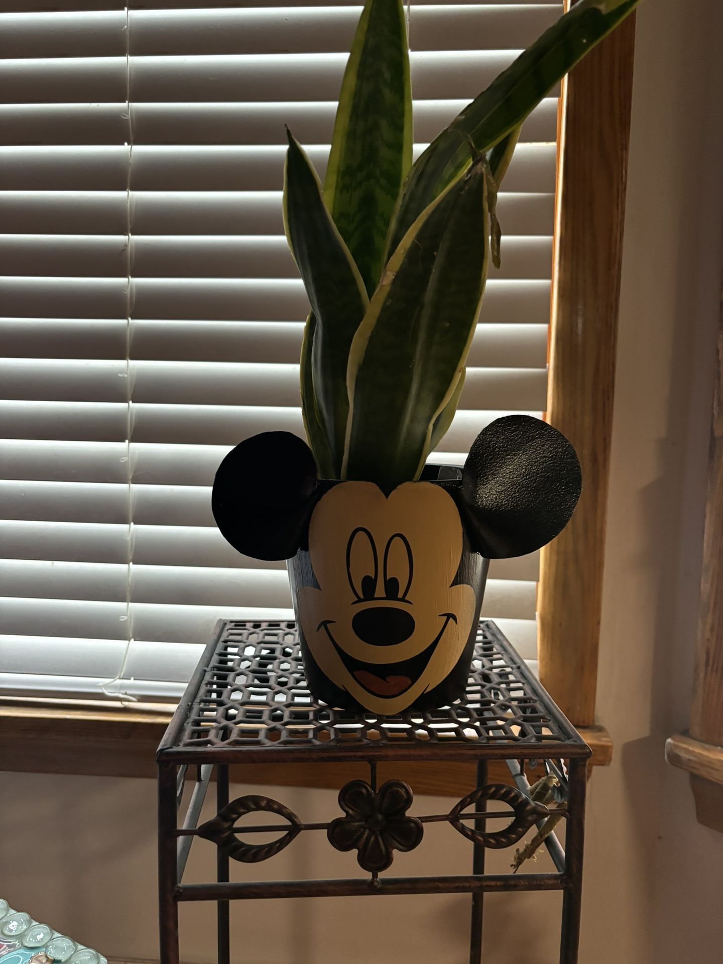 Mickey Mouse Plant Holder And Vase 