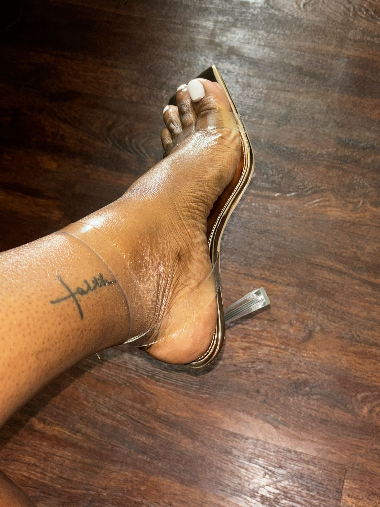 Size 10 Clear Heels